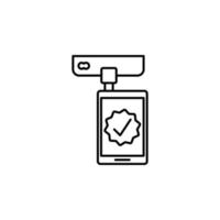 mobile payment vector icon illustration