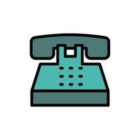 Phone, landline vector icon illustration