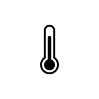 termómetro firmar vector icono ilustración