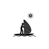 go sailing vector icon illustration