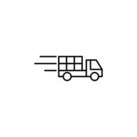 express delivery vector icon illustration