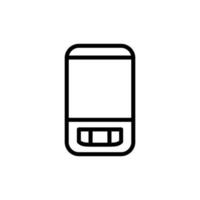 Phone, mobile, technology vector icon illustration