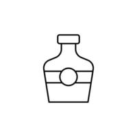 whiskey vector icon illustration