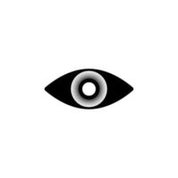 ojo vector icono ilustración
