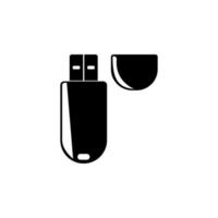 usb storage vector icon illustration