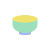 Kitchen, bowl vector icon illustration