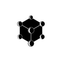 químico compuesto vector icono ilustración