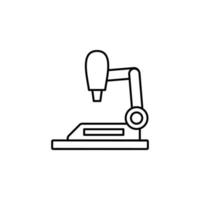 microscope vector icon illustration