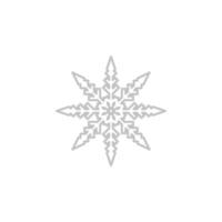 copo de nieve, nieve, invierno vector icono ilustración