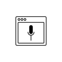 browser webpage vector icon illustration