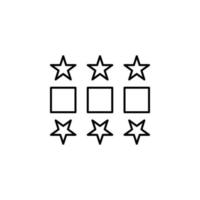 stars, seo web, value vector icon illustration