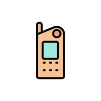 Phone, mobile, technology vector icon illustration