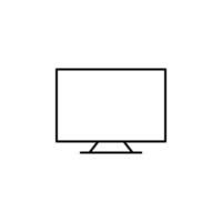 monitor PC vector icon illustration