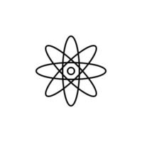 átomos vector icono ilustración