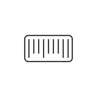 bar code vector icon illustration