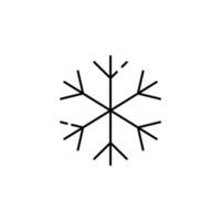 flake, snow vector icon illustration