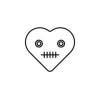 dead emoji vector icon illustration