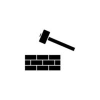 break firewall vector icon illustration