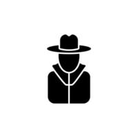 spy vector icon illustration