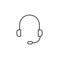 headphones vector icon illustration