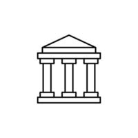 Bank vector icon illustration