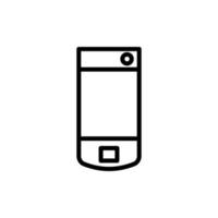 Phone, mobile, technology vector icon illustration