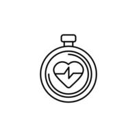 medical stopwatch vector icon illustration