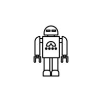 robot vector icon illustration