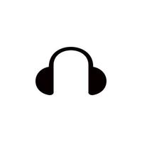 headphones vector icon illustration