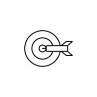 dart, target vector icon illustration
