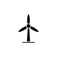 Electricity, energy, windmill vector icon illustration