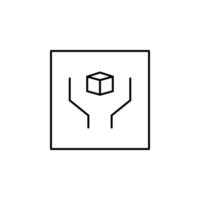 fragile, handle with care vector icon illustration