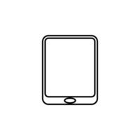 the tablet vector icon illustration