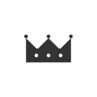 royal crown isolated simple vector icon illustration