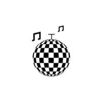 Karaoke, ball, birthday vector icon illustration