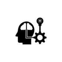 processing in mind vector icon illustration