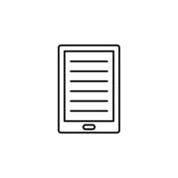 the tablet vector icon illustration