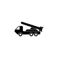 cargo with a rocket vector icon illustration