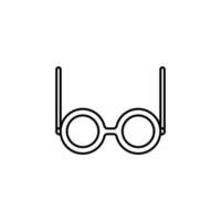 spectacles vector icon illustration
