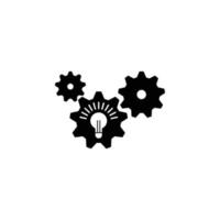 mechanism for developing ideas vector icon illustration