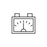 electricity, electric meter vector icon illustration