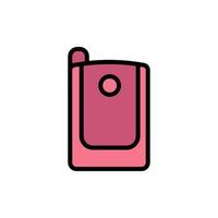 Phone, mobile, technology vector icon illustration