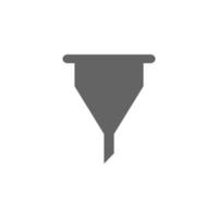 Filter, funnel vector icon illustration