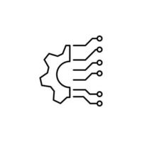 digital equipment management vector icon illustration