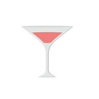 cocktail colored vector icon illustration