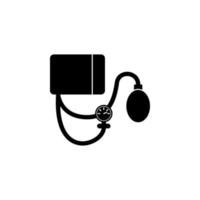 sphygmomanometer, medical instrument, blood pressure, vector icon illustration