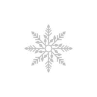 Snowflake, snow, winter vector icon illustration