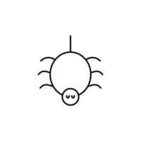 spider vector icon illustration