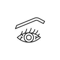 Eye diseases eye vector icon illustration