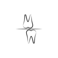 bruxism, bite block vector icon illustration